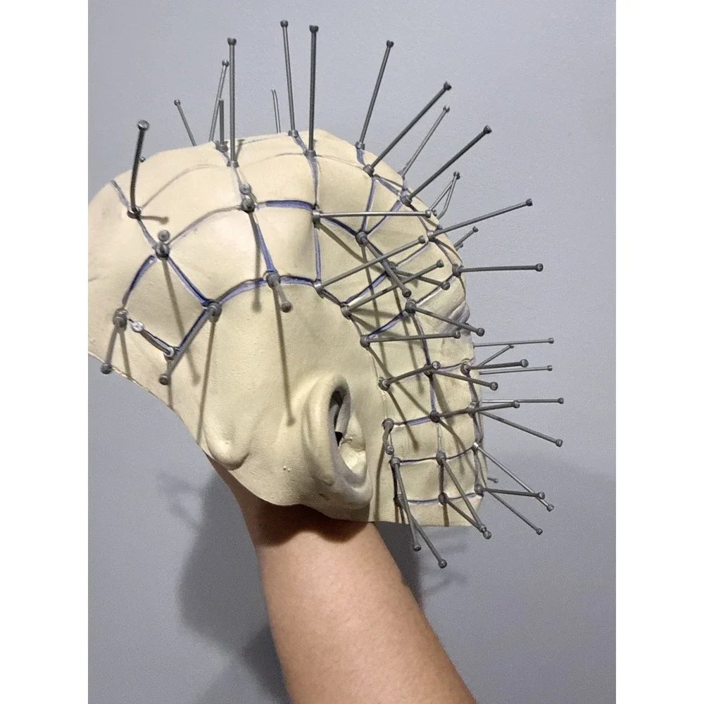 Hellraiser PinHead Adult Latex Mask Reel Games 2009 Halloween Horror Cosplay V